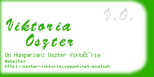 viktoria oszter business card